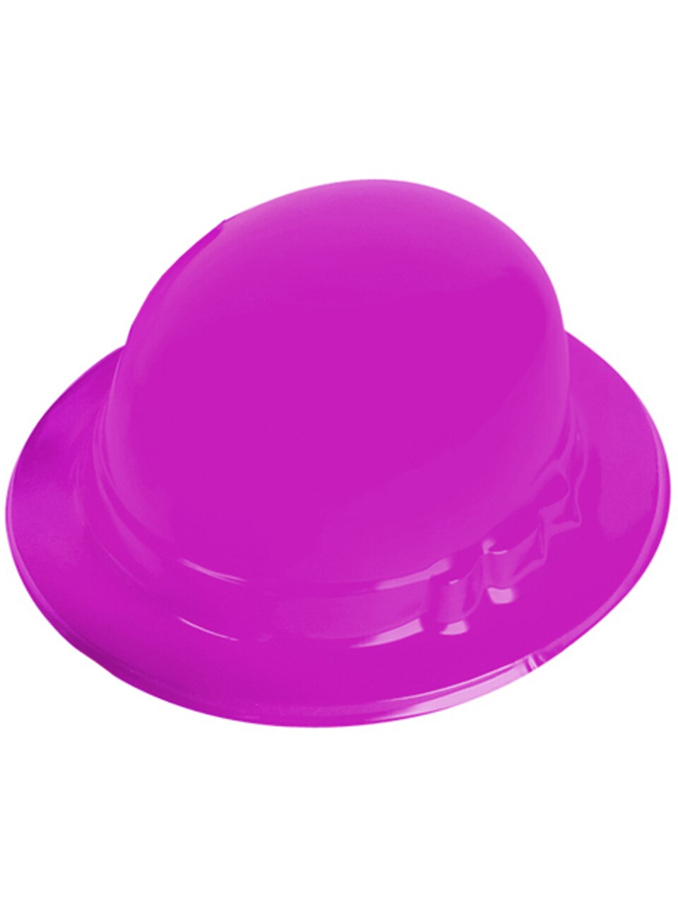 Child's Purple Plastic Gentleman's Bowler Derby Hat Costume Accessory